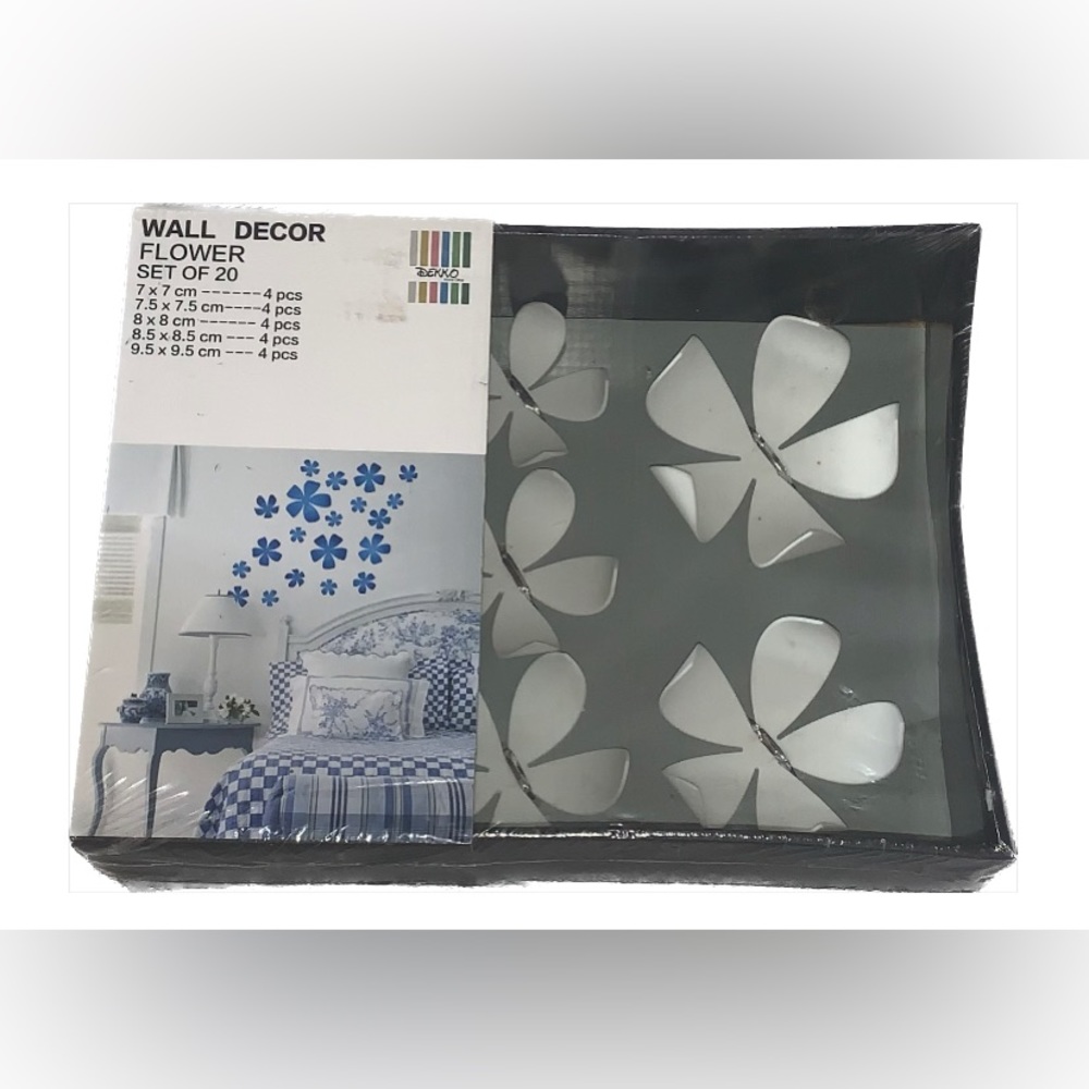 Wall decor flower set of 20